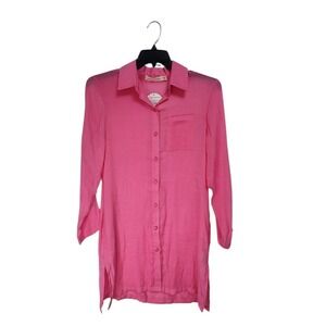 Grace + Emma Swim Cover-Up Women S/M Pink NWT